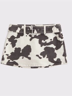 Abercrombie & Fitch Belted Mini Skort mid rise *new with tags